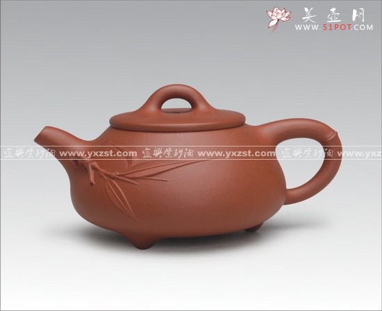 紫砂壶图片：石瓢竹 - 宜兴紫砂壶网