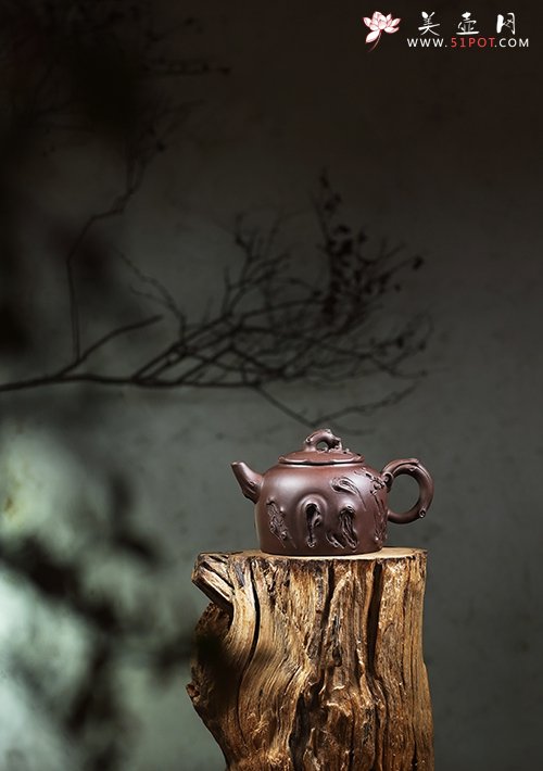 紫砂壶图片：喜上眉梢 - 宜兴紫砂壶网