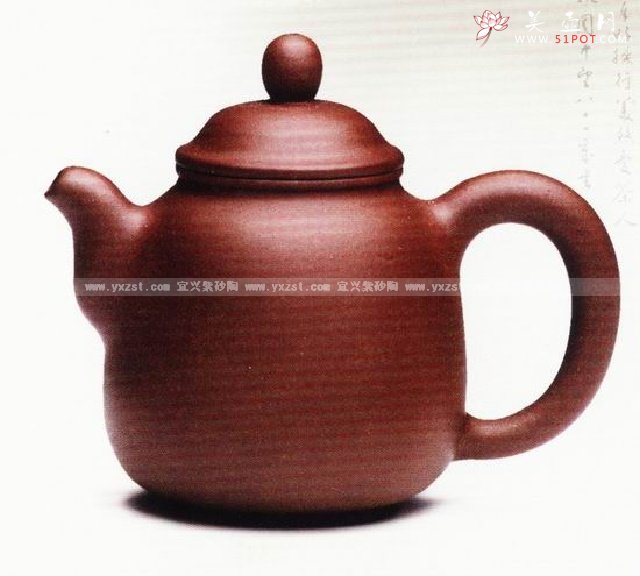 紫砂壶图片：玉文壶 - 宜兴紫砂壶网