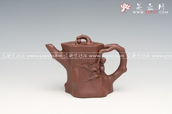 紫砂壶图片：桃桩 - 宜兴紫砂壶网