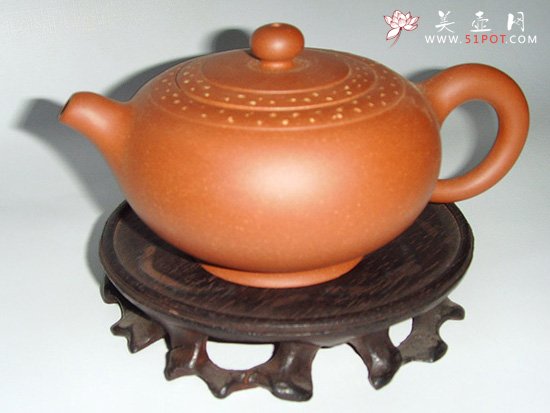 紫砂壶图片：铺沙小品 - 宜兴紫砂壶网