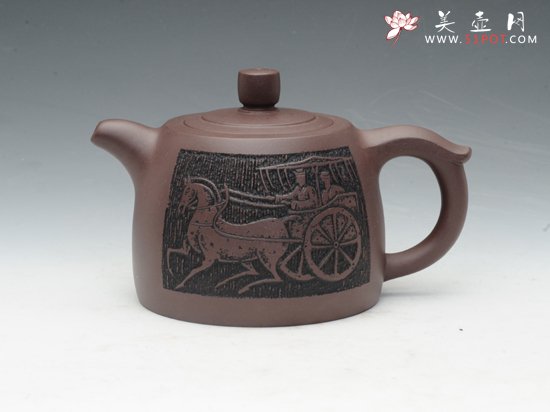 紫砂壶图片：游龙戏珠 - 宜兴紫砂壶网