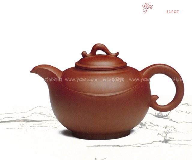 紫砂壶图片：美人鱼 - 宜兴紫砂壶网