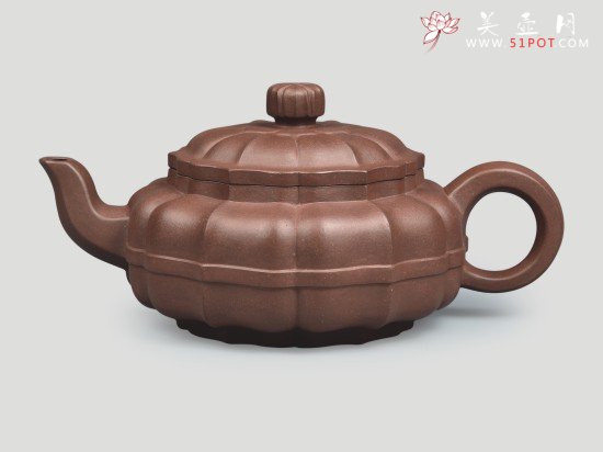 紫砂壶图片：菱花壶 - 宜兴紫砂壶网