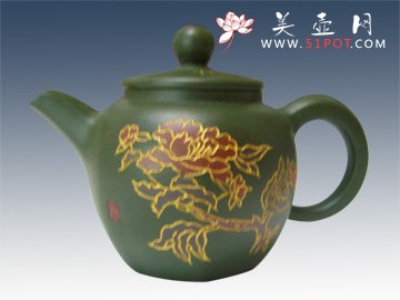 紫砂壶图片：十二月花令 - 宜兴紫砂壶网