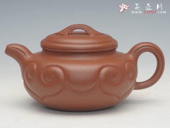 紫砂壶图片：仿古如意 - 宜兴紫砂壶网