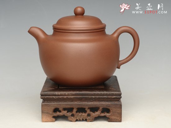 紫砂壶图片：莲子  容量：300cc - 宜兴紫砂壶网