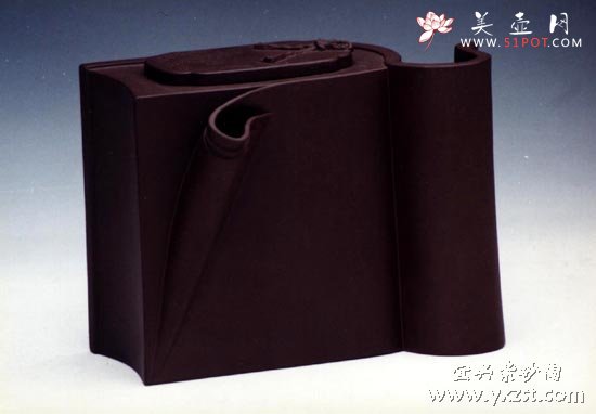 紫砂壶图片：八课传书 - 宜兴紫砂壶网