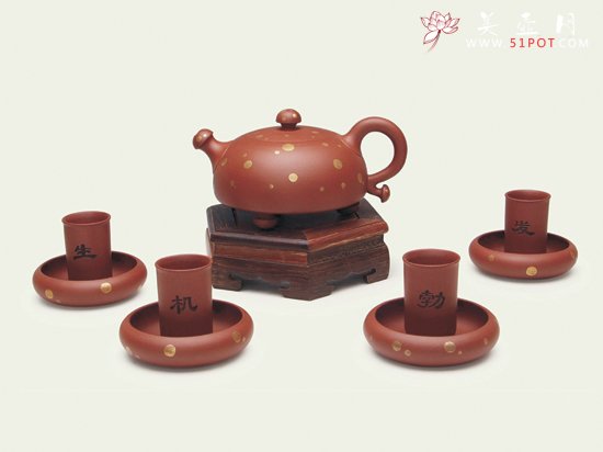 紫砂壶图片：生机勃发 - 宜兴紫砂壶网