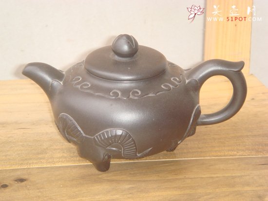 紫砂壶图片：三羊开泰 - 宜兴紫砂壶网
