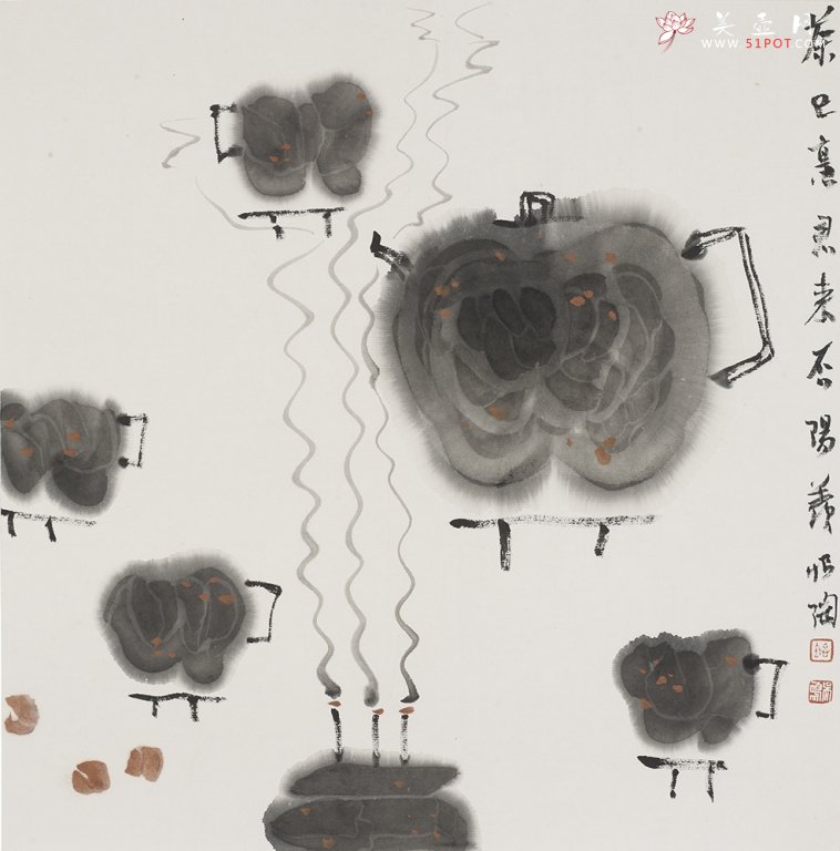 紫砂壶图片：茶已烹 君来 - 宜兴紫砂壶网