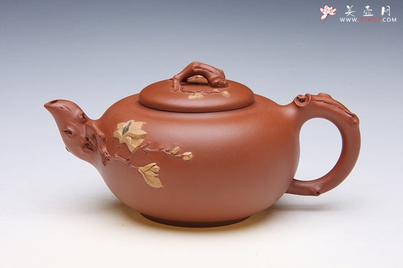 紫砂壶图片：玉兰花香 - 宜兴紫砂壶网