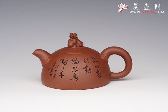紫砂壶图片：东方醒狮 - 宜兴紫砂壶网