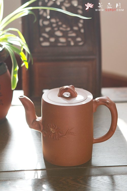 紫砂壶图片：花开富贵 - 宜兴紫砂壶网