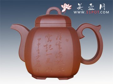 紫砂壶图片：八方 - 宜兴紫砂壶网