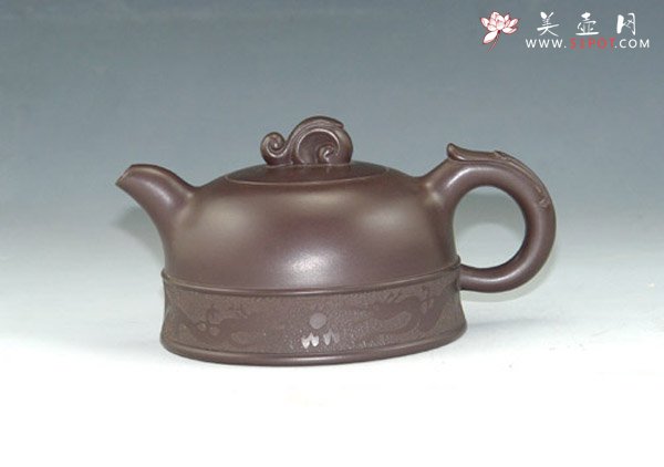 紫砂壶图片：如意小浪 - 宜兴紫砂壶网