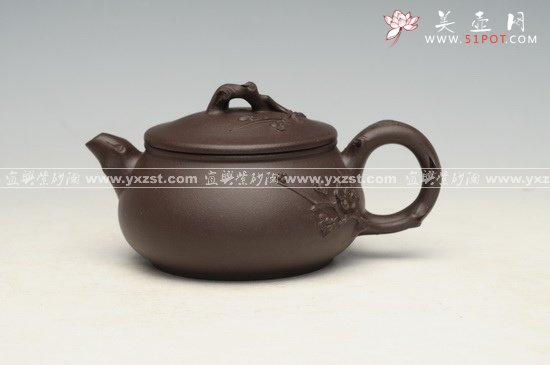 紫砂壶图片：梅花 - 宜兴紫砂壶网