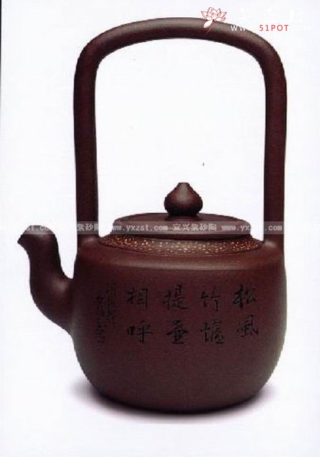 紫砂壶图片：惠丰提梁 - 宜兴紫砂壶网