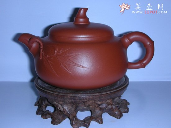 紫砂壶图片：佛竹 - 宜兴紫砂壶网