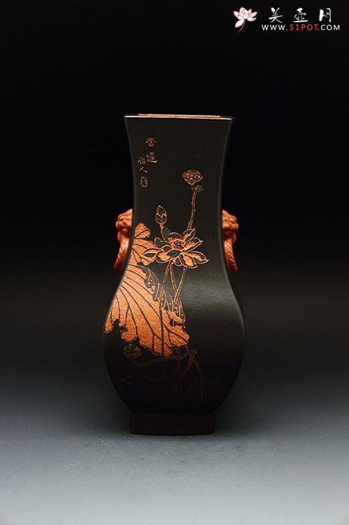 紫砂壶图片：小花瓶 - 宜兴紫砂壶网