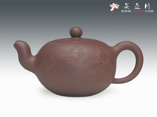 紫砂壶图片：一粒珠 - 宜兴紫砂壶网