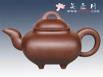 紫砂壶图片：四方传炉 - 宜兴紫砂壶网