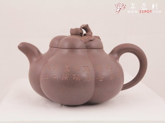 紫砂壶图片：上合桃 - 宜兴紫砂壶网
