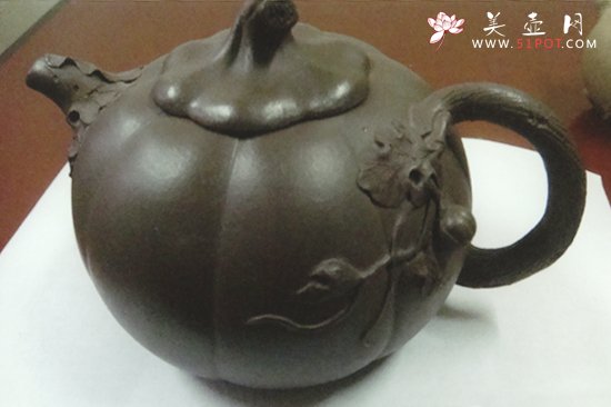 紫砂壶图片：南瓜 副本 - 宜兴紫砂壶网