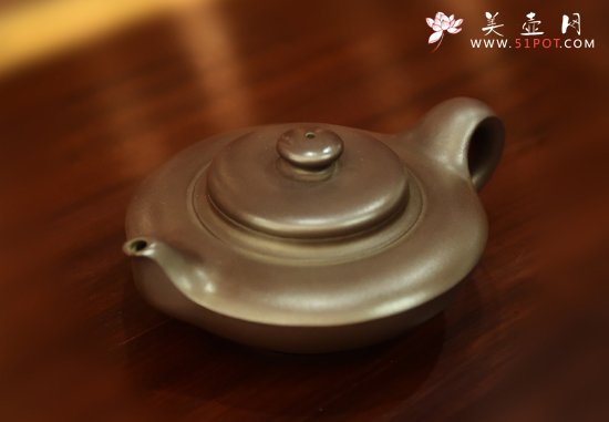 紫砂壶图片：虚扁 - 宜兴紫砂壶网