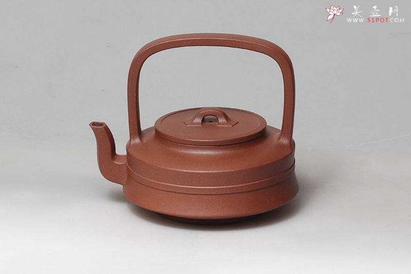 紫砂壶图片：腰线提梁系列（二） - 宜兴紫砂壶网