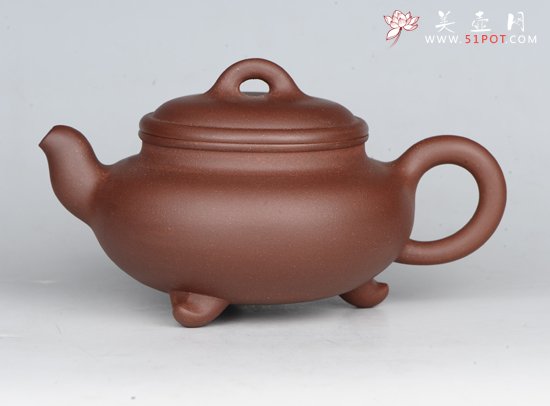 紫砂壶图片：三足仿古 - 宜兴紫砂壶网