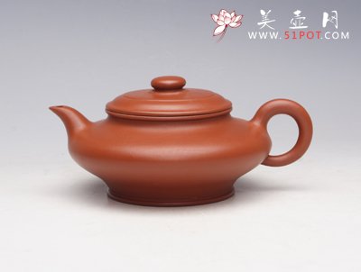 紫砂壶图片：虚扁 - 宜兴紫砂壶网