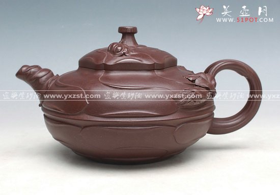 紫砂壶图片：风卷葵 - 宜兴紫砂壶网