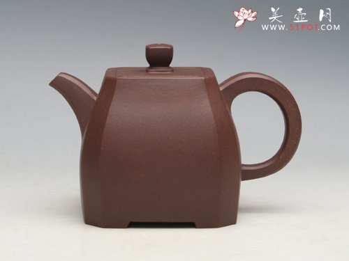 紫砂壶图片：汉八方 泥料：拼紫 - 宜兴紫砂壶网