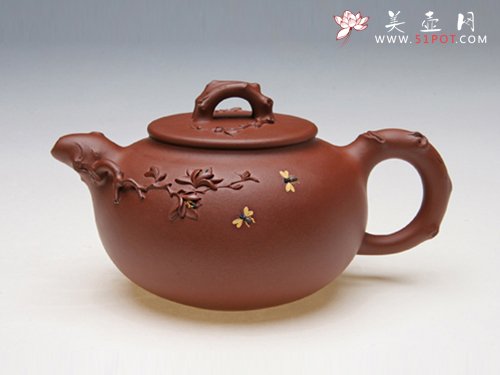 紫砂壶图片：沁香流连 - 宜兴紫砂壶网