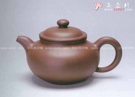 紫砂壶图片：矮掇只壶 - 宜兴紫砂壶网