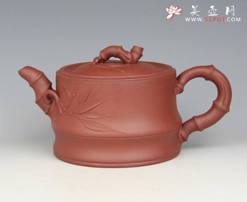 紫砂壶图片：竹段  - 宜兴紫砂壶网