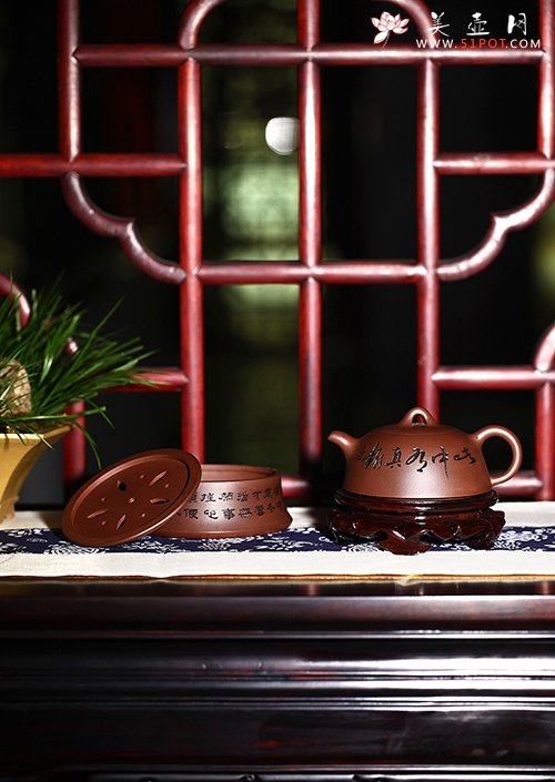 紫砂壶图片：真趣组壶 - 宜兴紫砂壶网