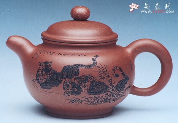 紫砂壶图片：中掇子 - 宜兴紫砂壶网