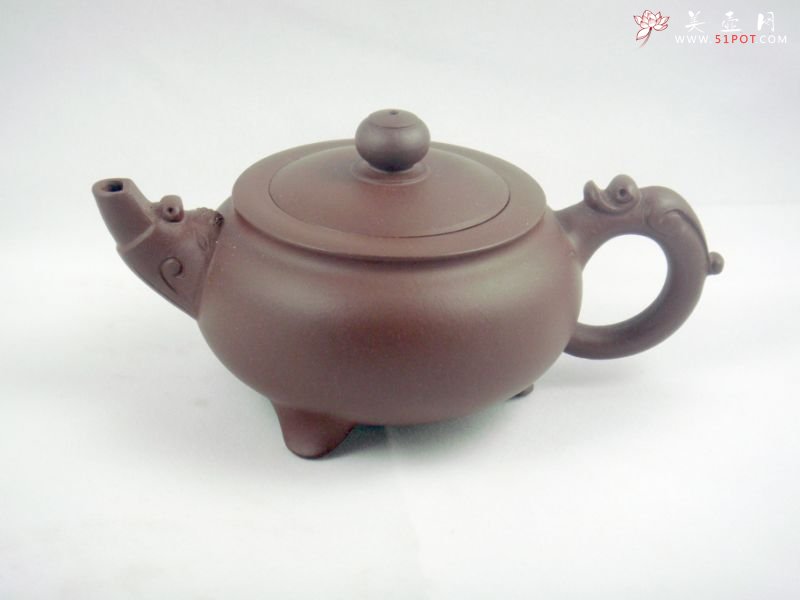 紫砂壶图片：玉龙壶(底槽清)280CC - 宜兴紫砂壶网