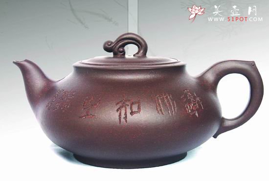 紫砂壶图片：鱼水情 - 宜兴紫砂壶网