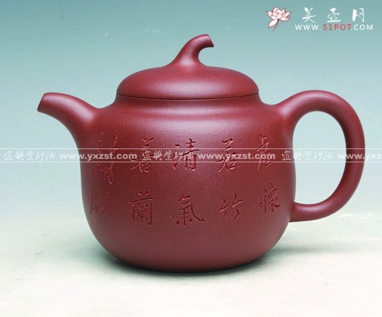 紫砂壶图片：茄段 - 宜兴紫砂壶网