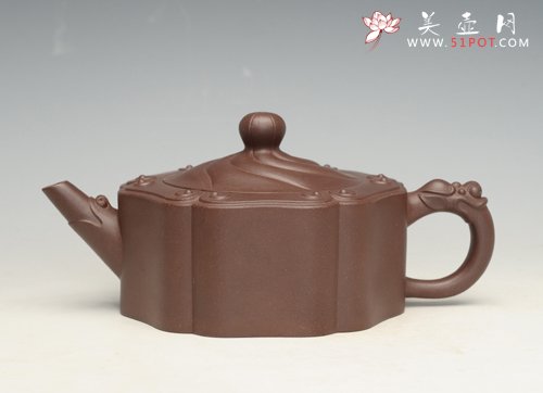 紫砂壶图片：龙头如意 - 宜兴紫砂壶网