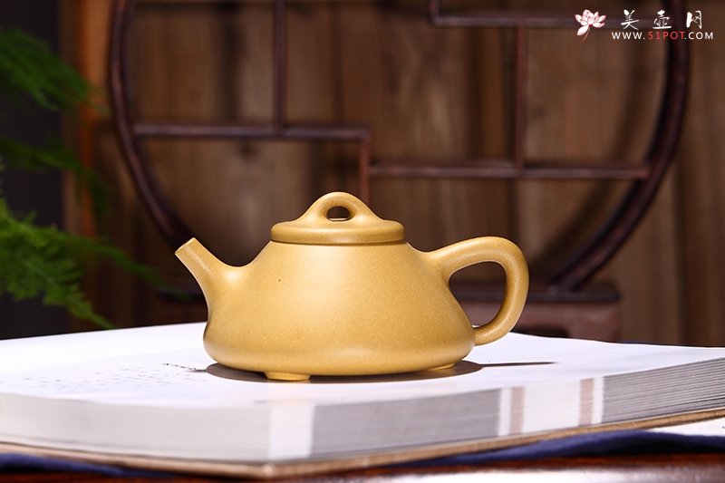 紫砂壶图片：子冶石瓢 - 宜兴紫砂壶网