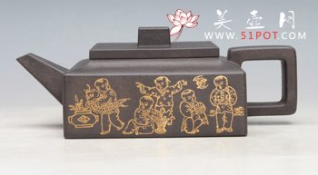 紫砂壶图片：方山逸士 - 宜兴紫砂壶网