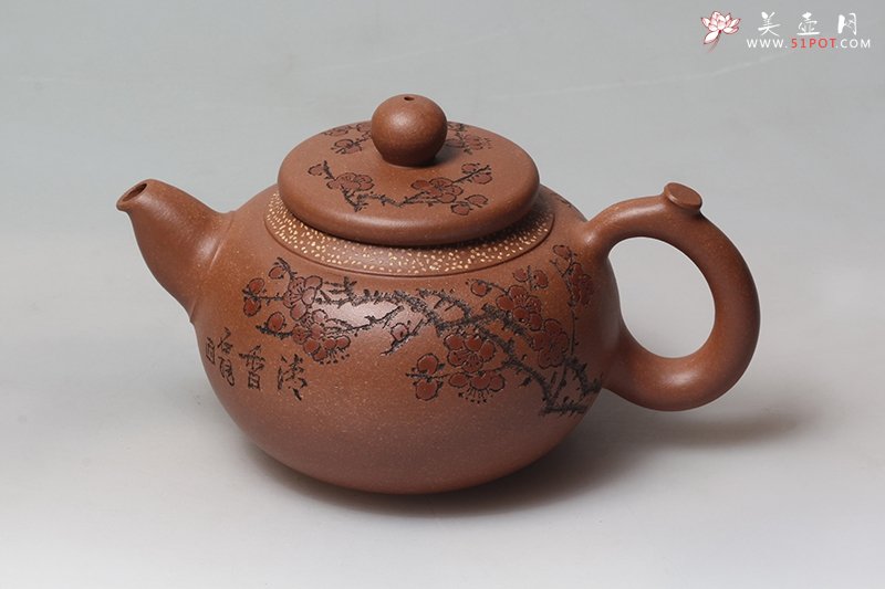 紫砂壶图片：红圆珠 - 宜兴紫砂壶网