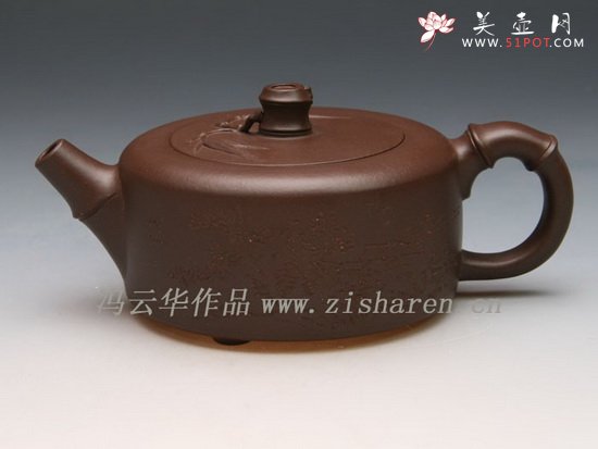 紫砂壶图片：竹段 - 宜兴紫砂壶网