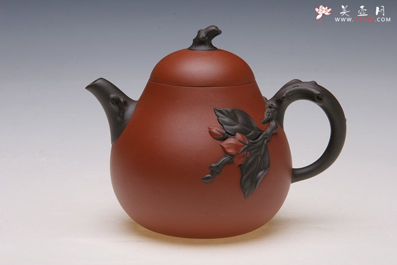 紫砂壶图片：束腰高梨 - 宜兴紫砂壶网