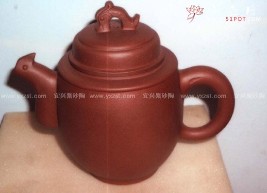 紫砂壶图片：鸣凤壶 - 宜兴紫砂壶网