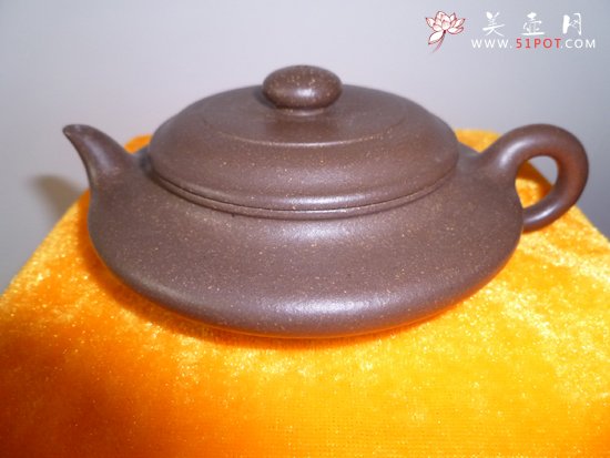 紫砂壶图片：虚扁 - 宜兴紫砂壶网